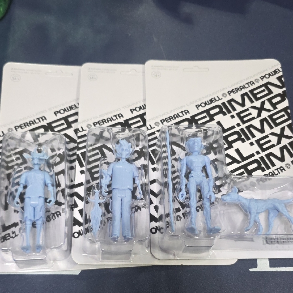 Super 7 Powell & Peralta Experimental Set Of 3 Figures New